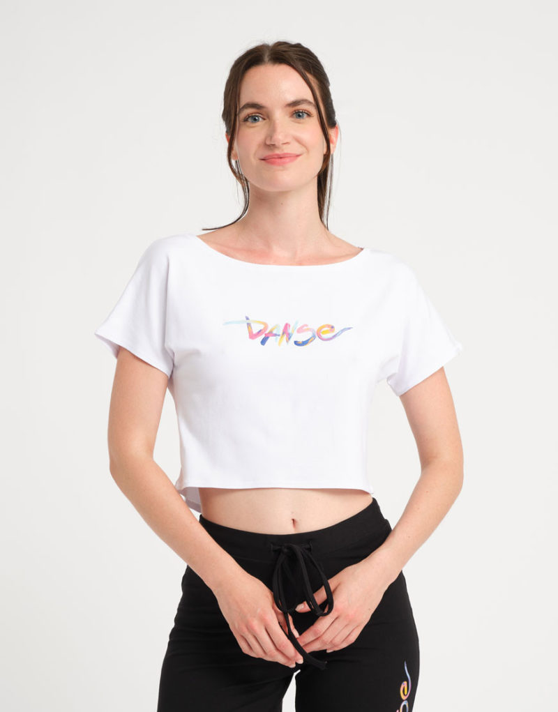temps danse-t-shirt-agile rainbow