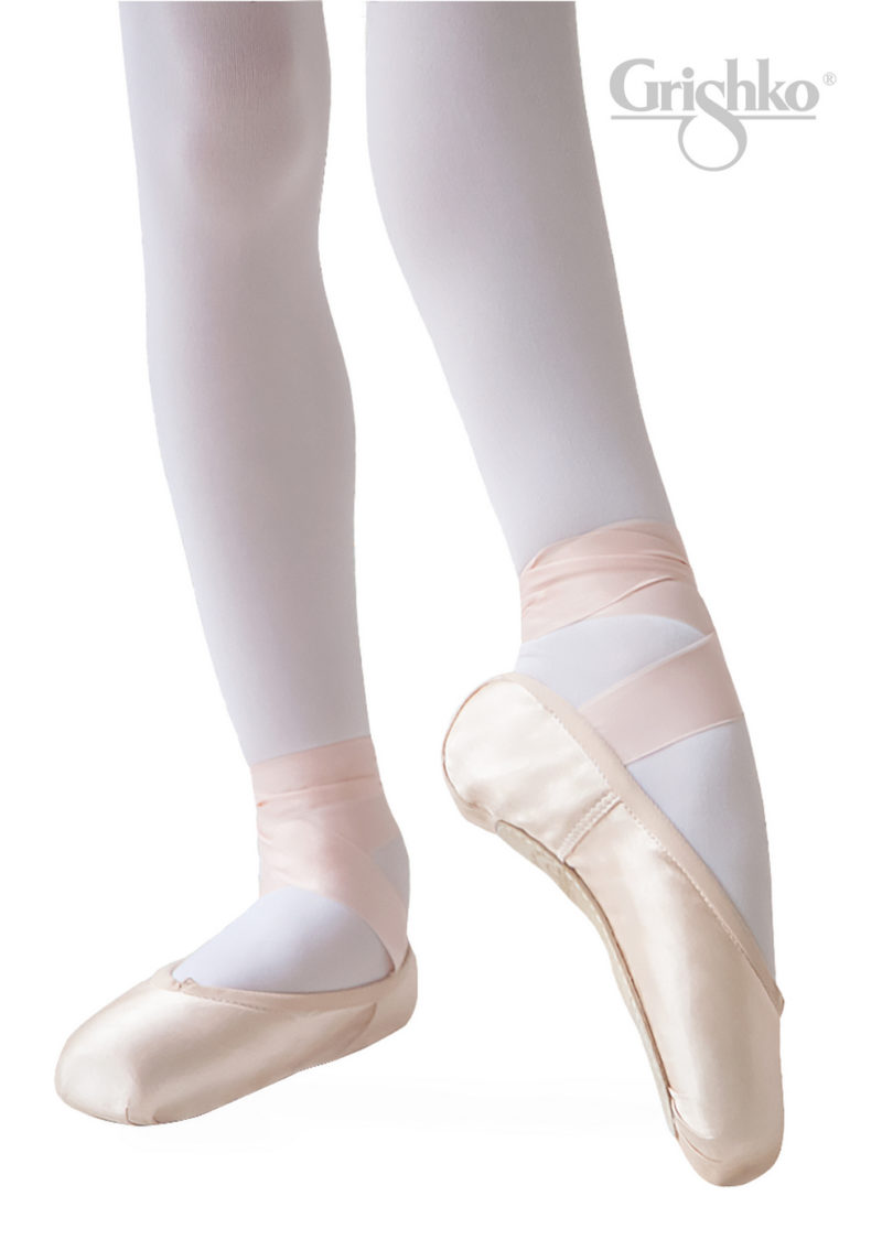 2x chaussures de pointe en satin chaussons de ballet de danse  professionnelle 